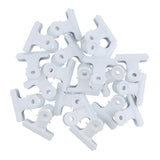 Max 20 Pieces Metal Bulldog Clip Grip Clip Clamp for Paper Bag Money Photo 38mm