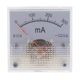 Max DC Ammeter Analog Panel Meter Amp Meter Current Gauge Pointer Type 0-300mA