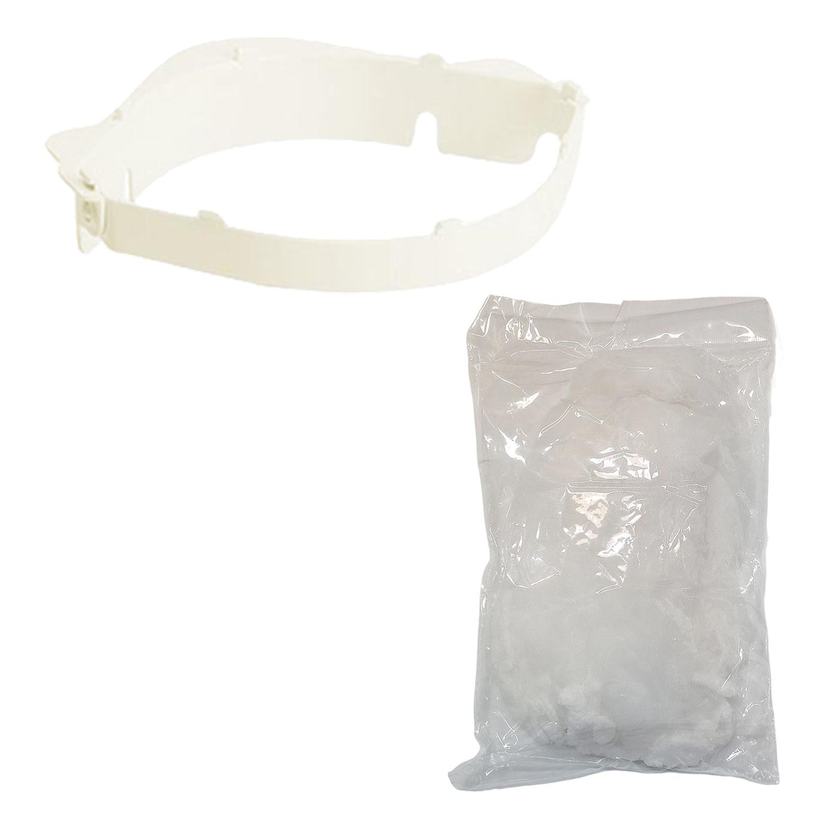Maxbell 50x Sink Strainer Bag Flexible Elastic for Collecting Kitchen Food Waste 50x with White Rack