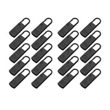 Maxbell Repair Zipper Pulls Zipper Pull Replacement Heavy Duty for Backpacks Purses N109 black