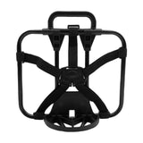 Maxbell Folding Bike Carrier Bracket Cargo Pannier Keeper Front Bag Holder Rack Black 30x25cm