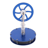 Max Low Temperature Stirling Engine Model Physical Electricity Generator Blue