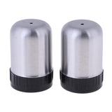 Maxbell 2pcs Stainless Steel Spice Shaker BBQ Condiment Seasoning Box Dispenser 1 Hole S