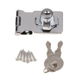 Max Maxb Zinc Alloy Door Entry Lock Security Bolt Anti-theft Lock Buckle 2.5‘’