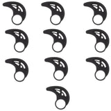 Maxbell 10 Pieces Horn Shaped Sports Earbud Earhook Loop Clip for Earphone Headset