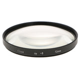 Max Close-Up +8 Macro Close Up Optical Lens Filter for DSLR Digital Cameras 72mm