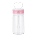 Maxbell Drink Shaker Bottle bottles with Handle for Shakes Kitchen Pink