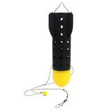 Maxbell Fishing Bait Thrower Tackle bait feeders Holder Long Distance Casting Yellow