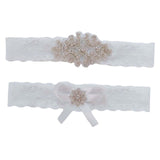 Maxbell 2Pcs Wedding Garter Clothing Accessories Thigh for Dance Party Girls