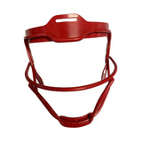 Maxbell Softball Batting Mask Face Guards Iron Wire Protective Shield Equipment Red