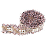 Max 1 Yard Vintage Lace Ribbon Trim for Wedding Bridal Sewing Craft Pink Grey