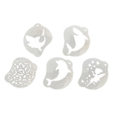 Maxbell Face Painting Stencil Kit Makeup Art Painting Smooth Lightweight Reusable Half Face Use