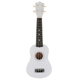 Maxbell 21" Hawaii Ukulele Mini 4 Strings Guitar for Kids Beginners White