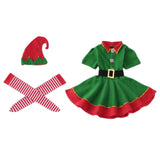 Maxbell Elf Costume Dress up Hat Christmas Outfit for Party Festival Halloween 110cm