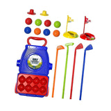 Maxbell Children's Golf Clubs Portable Outdoor Lawn Preschool Educate Kids Golf Toys Style B