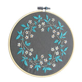 Maxbell Floral Pattern Embroidery Starter Kit Cross Stitch Kits  26 x 26cm