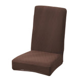 Maxbell Dining Room Chair Cover Seat Protector  Chair Slipcover   Dark Coffee