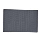 Maxbell Silicone Sink Mat Rolling Flexible Easy to Clean for Cabinet Bathroom Dark Gray