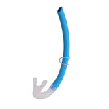 Maxbell Diving Snorkel Water Sports Diving Breathing Tube Hose Silicone Snorkel Blue