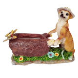 Max Maxb 3D Unique Mongoose Flower Pot Succulent Planter Pot Tabletop Ornaments B