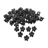 Maxbell 50pcs Floral Mini Hair Claw Clip Hair Pin for Baby Girl Black