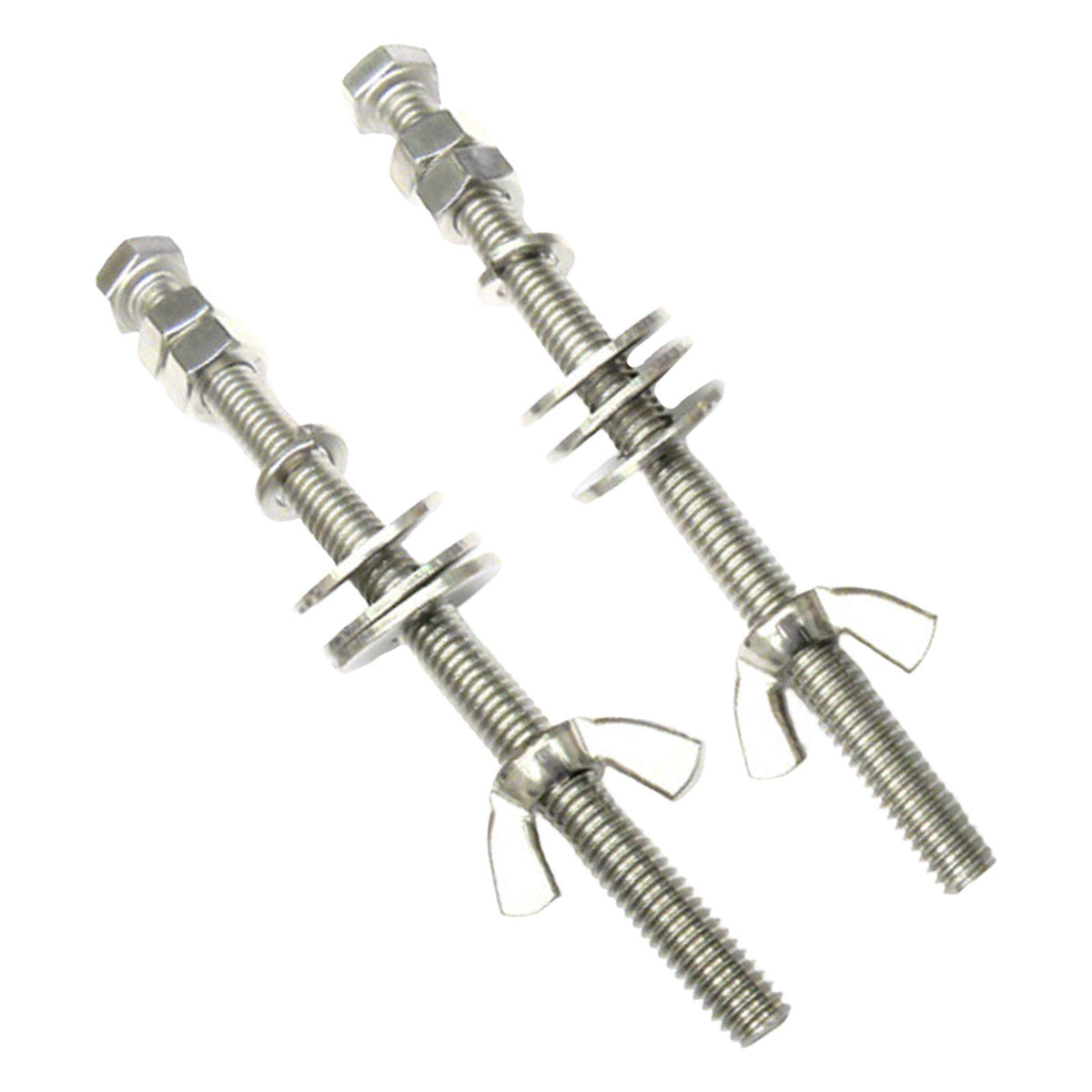 Maxbell 2Pcs Diving Butterfly Wing Nuts Screw Stainless Steel Lightweight for Gear
