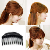 Maxbell 3/pack Women Bump It Comb Hair Bump Up Hair Styling Tool Hair Base Insert  Black