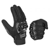 Maxbell Motorcycle Gloves Touch Screen Protection for Motocross Cycling Camping Black M