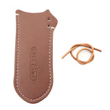 Maxbell Cooking Pan Handle Cover Sleeve Protective PU Leather with String Anti Slip