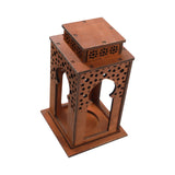 Maxbell Candle Lanterns Candle Holder Decor Table Lantern for Living Room Patio Home Brown