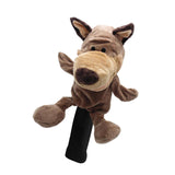 Maxbell Golf Club Headcover Wood Driver Head Cover Protector Sleeve Wolf