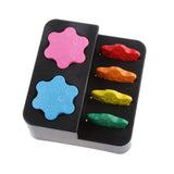 Maxbell 6 Colors Wax Crayons Non-Toxic Food Grade Wax Children Home School Supply