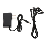 Maxbell Guitar Effector Power Supply Adapter US Plug With 1 to 5 Way Splitter Cable
