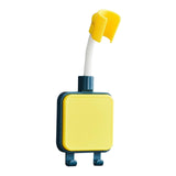 Maxbell Adjustable Shower Holder Stable Holder with 2 Hook for Home Accessory Yellow