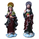 Maxbell Virgin Mary Statue Jesus Statue Desk Gift Household Collectibles