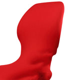 Maxbell Elastic Swivel Computer Chair Cover Home Office Seat Slipcover Protector-Red