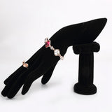 Max Maxb Mannequin Hand Form for Jewelry Bracelet Ring Watch Display Black Velvet