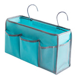 Maxbell Portable Bedside Organizer Bedside Hanging Storage Basket for Bedroom Room green