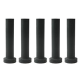 Max 5pcs Rubber Golf Tee Golf Driving Range Practice Mat Tee Holder 11cm Black