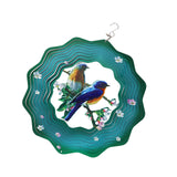 Maxbell 360 Degree Swivel Hanging Wind Catcher Garden Balcony Crafts Decor Blue