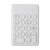 Maxbell Portable 18 Keys 2.4G Wireless Numeric Keypad Number Numpad for PC White