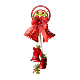 Maxbell Christmas Bell Ornaments Pendant Wind Chimes Crafts for Indoor Outdoor Style B