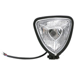 Max Motorbike Retro Triangle LED Headlight for Harley Tourism Suzuki Honda White