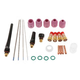 Max Maxb 26 Pieces TIG torch Accessories 10Pyrex glass Set for WP-17/18/26