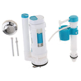 Maxbell Complete Toilet Tank Tank Repair Kits Toilet Fill Valve Flush Valve Flapper as described