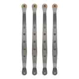 Maxbell Aluminum Alloy Lower Suspension Links Linkage for 1/10 Axial RC Car Titanium