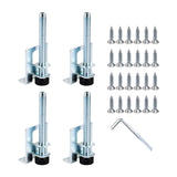 Maxbell 4 Pieces Furniture Leveler Legs Adjustable Supporting Feet for Sofa Couch B