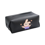 Maxbell Car Tissue Holder Car Auto Supplies Storage Cases for Car Armrest Box Black