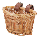 Maxbell Kids Bike Handlebar Storage Basket Wicker Bicycle Basket Durable Accessories
