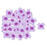 Max 500 Pieces Artificial Silk Rose Petals Wedding Flower Bicolor Purple